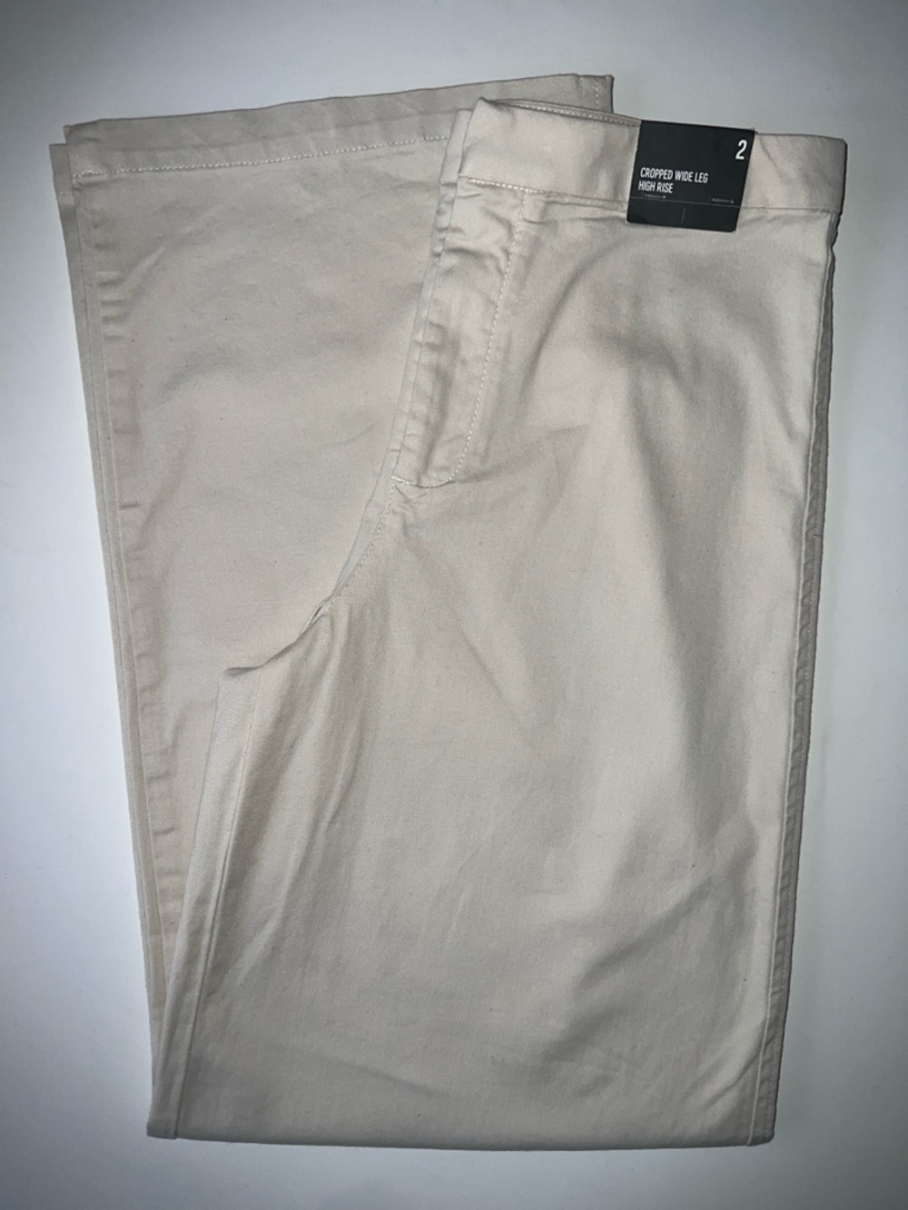 Express High-Rise Cropped Wide Leg Pants